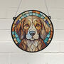 Beagle Stained Glass Effect Suncatcher, thumbnail 1 of 3