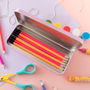 Personalised Pencil Tin With Flamingo Design, thumbnail 3 of 7