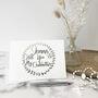 Personalised Silver Garland Be My Godmother Card, thumbnail 3 of 8