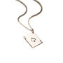 Ace Of Spades Playing Card Charm Necklace, thumbnail 4 of 6