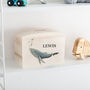 Personalised Wooden Whale Money Pot Piggy Bank, thumbnail 1 of 5