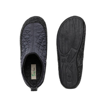 Snugtoes Men's Quilted Luxurious Ankle Slip On Slippers, 3 of 10