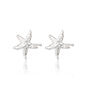 Starfish Stud Earrings, Sterling Silver Or Gold Plated, thumbnail 7 of 7