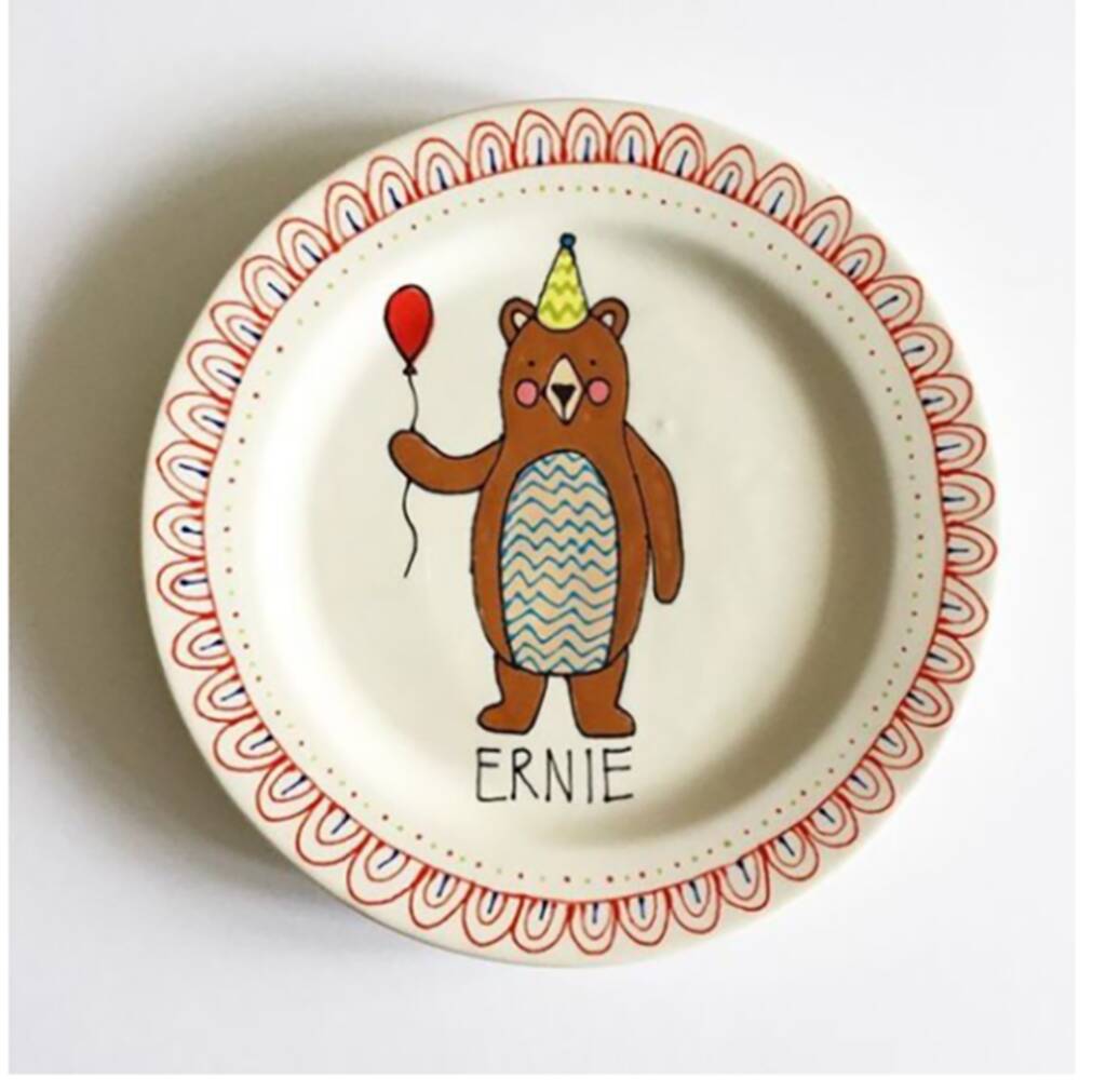 Personalised Girls Christening Name Plate By White Rain Designs