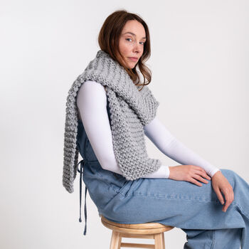 Gaia Scarf Knitting Kit, 5 of 10