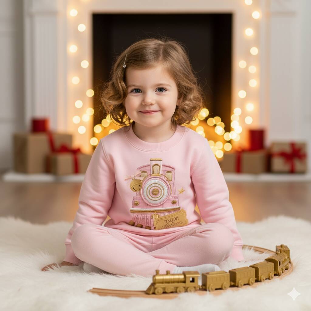 Personalised Polar Express Believe Christmas Jumper, 1 of 4