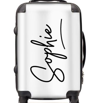 Signature Personalised Suitcase, 3 of 12