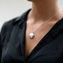 Solid Silver Round Locket, thumbnail 2 of 10