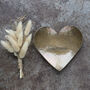 Personalised Gift. Bronze Heart Dish, thumbnail 4 of 5