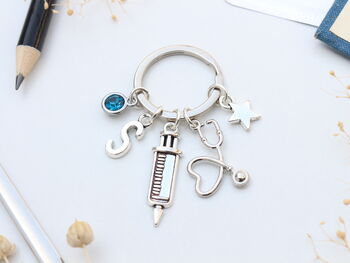 Personalised Doctor | Nurse Keyring Graduation Gift, 3 of 9