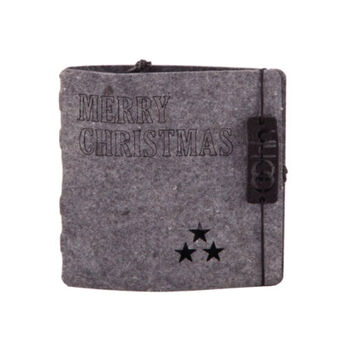 Eco Felt Envelope With Eight Christmas Decorations, 2 of 4