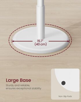 Free Standing Coat Rack With Eight Hooks For Hallway, 6 of 8