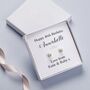Personalised 40th Birthday Knot Earrings, thumbnail 1 of 2