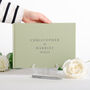Personalised Wedding Linen Guest Book, thumbnail 2 of 7