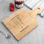 Personalised Definition Bamboo Paddle Serving Board, thumbnail 2 of 4