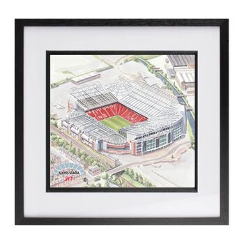 Manchester United Old Trafford Stadium Fine Art Print, 3 of 3