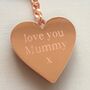 Rose Gold 'Love You Mummy' Keyring ~ Boxed, thumbnail 3 of 3