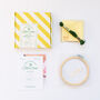 You Are Wonderful Embroidery Hoop Kit, thumbnail 3 of 4