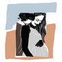 Personalised Pregnancy Portrait Art Print, thumbnail 4 of 4