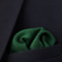 Handmade 100% Polyester Knitted Tie In Dark Green, thumbnail 7 of 8