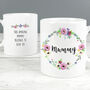 Personalised Floral Mug For The Lady's, thumbnail 1 of 3