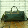 Leather Boot Gym Sports Bag, thumbnail 7 of 12
