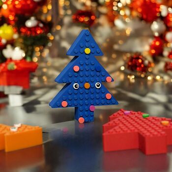 Personalised Lego Compatible Christmas Tree, 9 of 11