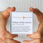 Mother Of The Groom Bracelet – Wedding Day Gift For Mum, Wedding Heart Jewellery, Bride Mum Gift, thumbnail 1 of 9
