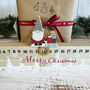 Wooden Santa Advent Christmas Countdown Ruler Red And White, thumbnail 3 of 5
