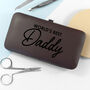 Personalised World's Best Dad Grooming Kit In Brown, thumbnail 1 of 5