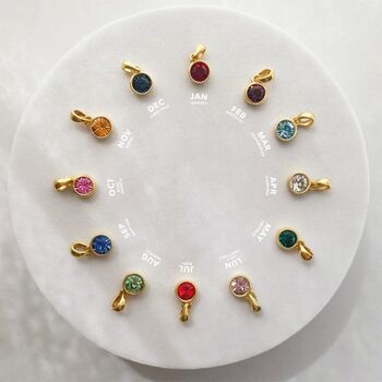 Yellow Gold February Birthstone Necklace Amethyst, 3 of 5