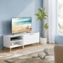 Tv Stand Cabinet For 65 Inch Tv Adjustable Shelves, thumbnail 1 of 12
