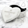 The Ultimate Keepsake: Personalised Heart Trinket Box And Necklace, thumbnail 3 of 8