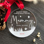 Personalised First Christmas As My Mummy Bauble Keepsake, thumbnail 4 of 6