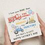Fathers Day Card From Son Fire Engine, thumbnail 1 of 7