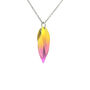 Hypoallergenic Pink Orchid Titanium Pendant, thumbnail 1 of 4