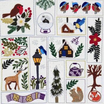 Winter Splendour Hand Embroidery Kit, 3 of 5