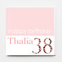Happy Birthday Age Leopard Greeting Card, thumbnail 3 of 3