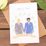 Mr And Mr Gay Wedding Or Civil Partnership Card, thumbnail 3 of 3