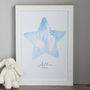 Personalised Star Child's Hand And Footprint Print, thumbnail 3 of 3