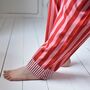 Pink And Red Lobster Cotton Pyjamas, thumbnail 5 of 6