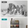 Three Tier Spice Rack Desktop Organizer Bamboo Frame, thumbnail 5 of 12