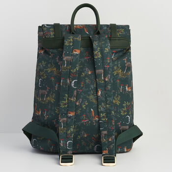 Into The Woods Green Buckle Medium Backpack, 6 of 8