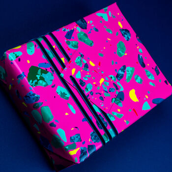 Pink Terrazzo Wrapping Paper, 6 of 9