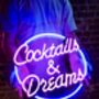'Cocktails And Dreams' Neon Sign, thumbnail 5 of 5