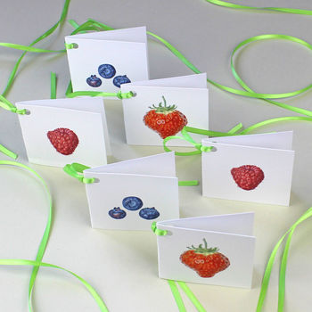 Gift Tags With Strawberry, Raspberry And Blueberries, 5 of 6