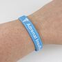 Adrenal Insufficiency Silicone Medical Alert Wristband, thumbnail 3 of 8