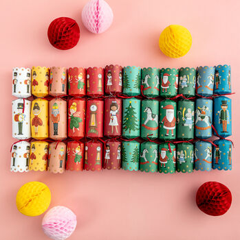 Twelve Colourful Traditional Christmas Crackers, 3 of 7