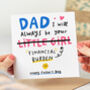 'Your Financial Burden' Father's Day Card, thumbnail 1 of 2