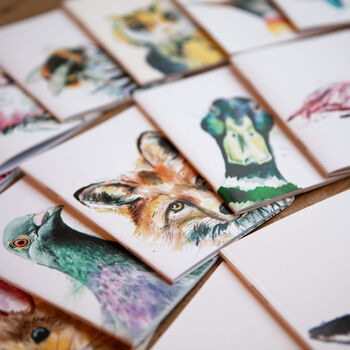 Inky Animal Stationery Lovers Letterbox Gift Set, 6 of 12
